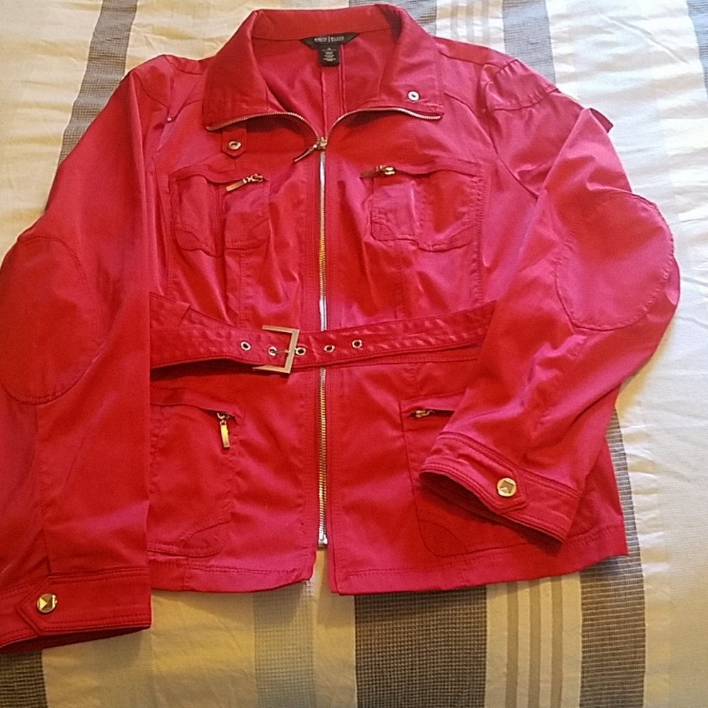 White House Black Market -Red- NWOT -jacket